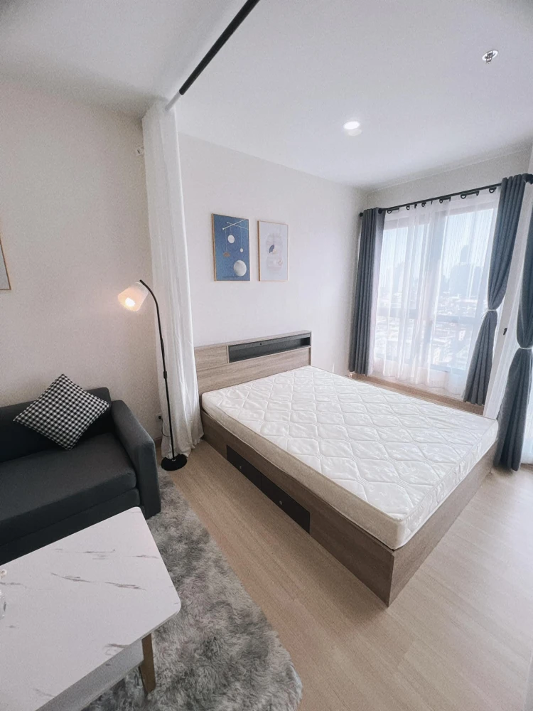 For rent Supalai Loft Prajadhipok-Wongwian Yai, 19th floor, nice room, fully furnished, book now, urgently.