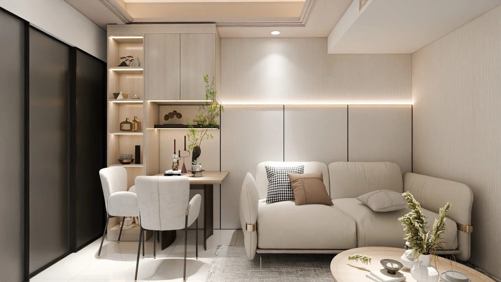 For rent: Supalai Oriental Sukhumvit 39, beautifully furnished with built-in furniture, 16th floor, unobstructed city view of Asoke. Book now!