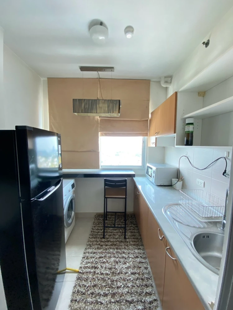 For rent Supalai Park Kaset, 25th floor, city view, fully furnished, book now, hurry!