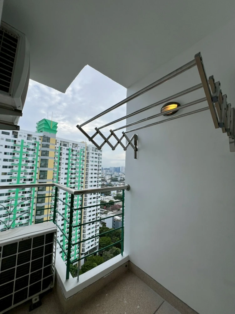 For rent Supalai Park Kaset, large room 52 sq m., fully furnished, ready to move in.