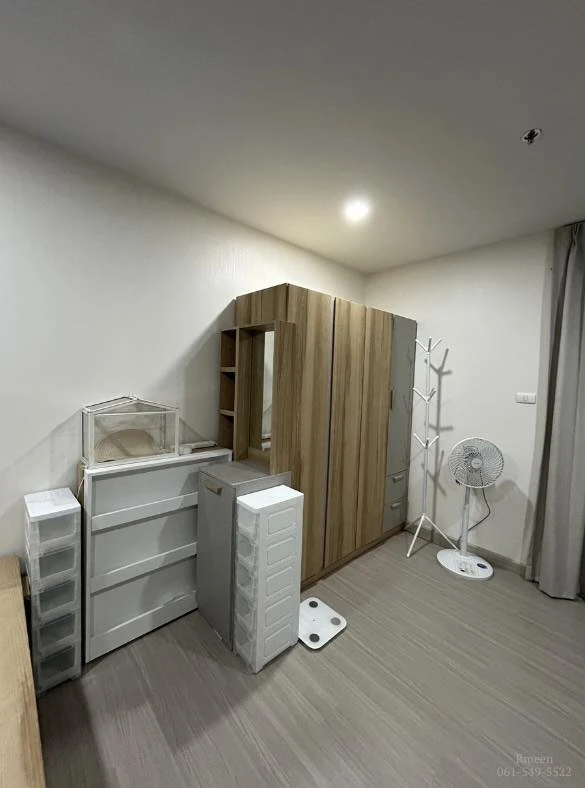 Supalai Park, Fai Chai Intersection, for rent, separate room, furniture + electrical appliances, ready to move in immediately.