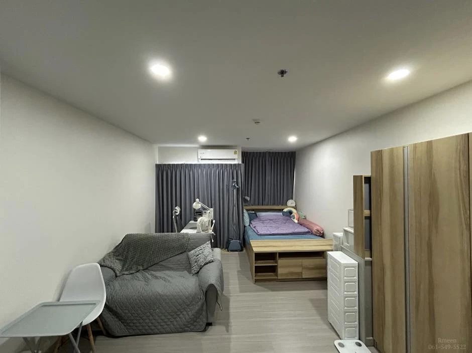 Supalai Park, Fai Chai Intersection, for rent, separate room, furniture + electrical appliances, ready to move in immediately.