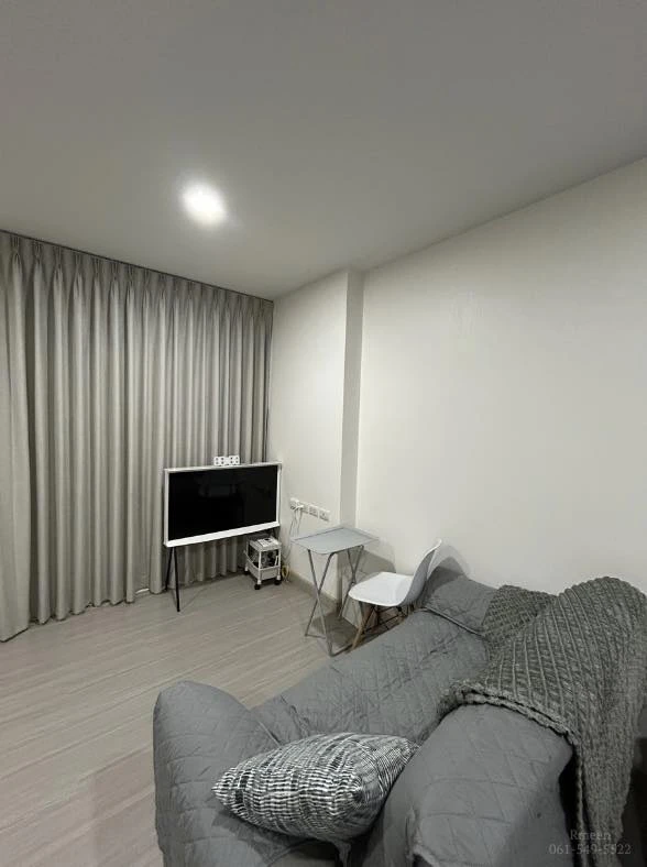 Supalai Park, Fai Chai Intersection, for rent, separate room, furniture + electrical appliances, ready to move in immediately.