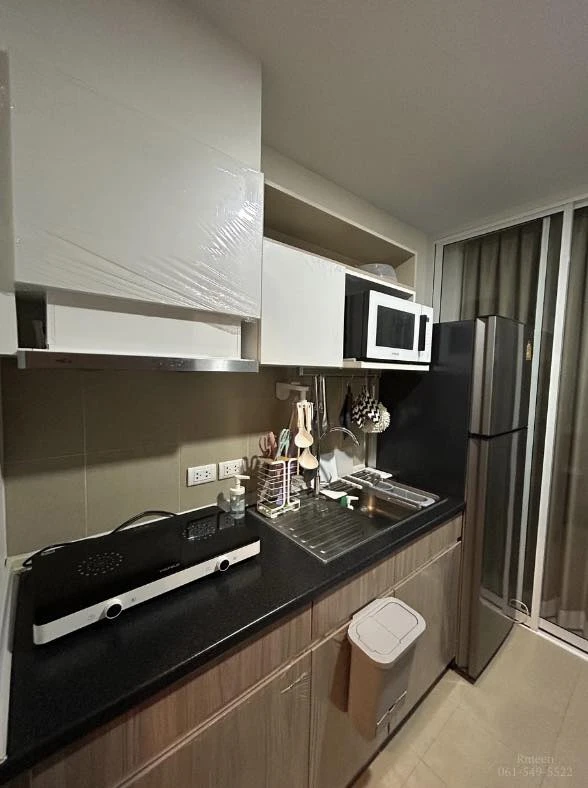 Supalai Park, Fai Chai Intersection, for rent, separate room, furniture + electrical appliances, ready to move in immediately.