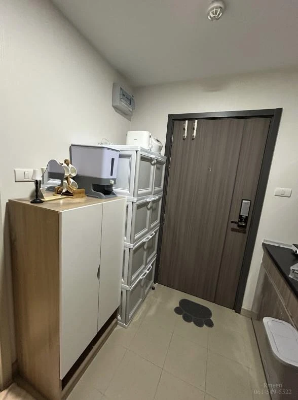 Supalai Park, Fai Chai Intersection, for rent, separate room, furniture + electrical appliances, ready to move in immediately.