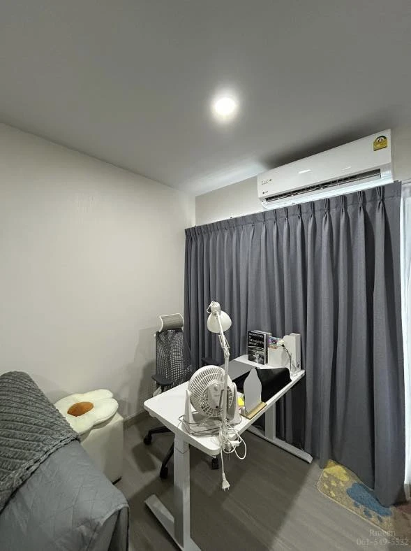 Supalai Park, Fai Chai Intersection, for rent, separate room, furniture + electrical appliances, ready to move in immediately.