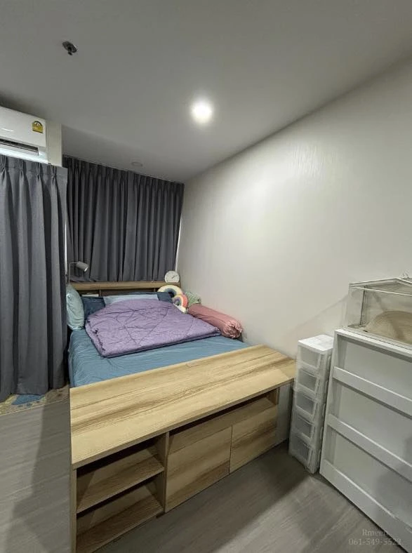 Supalai Park, Fai Chai Intersection, for rent, separate room, furniture + electrical appliances, ready to move in immediately.