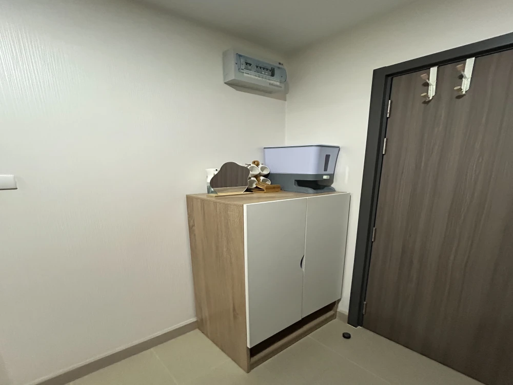 Supalai Park, Fai Chai Intersection, for rent, separate room, furniture + electrical appliances, ready to move in immediately.