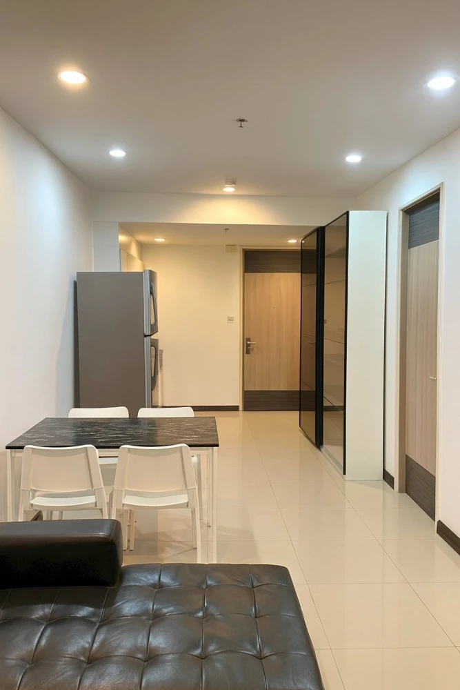 Supalai Premier Ratchathewi for rent, 32nd floor, nice room, fully furnished, reserve now.