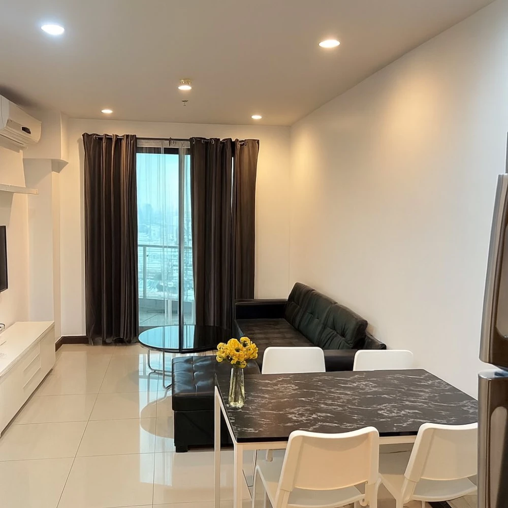 Supalai Premier Ratchathewi for rent, 32nd floor, nice room, fully furnished, reserve now.