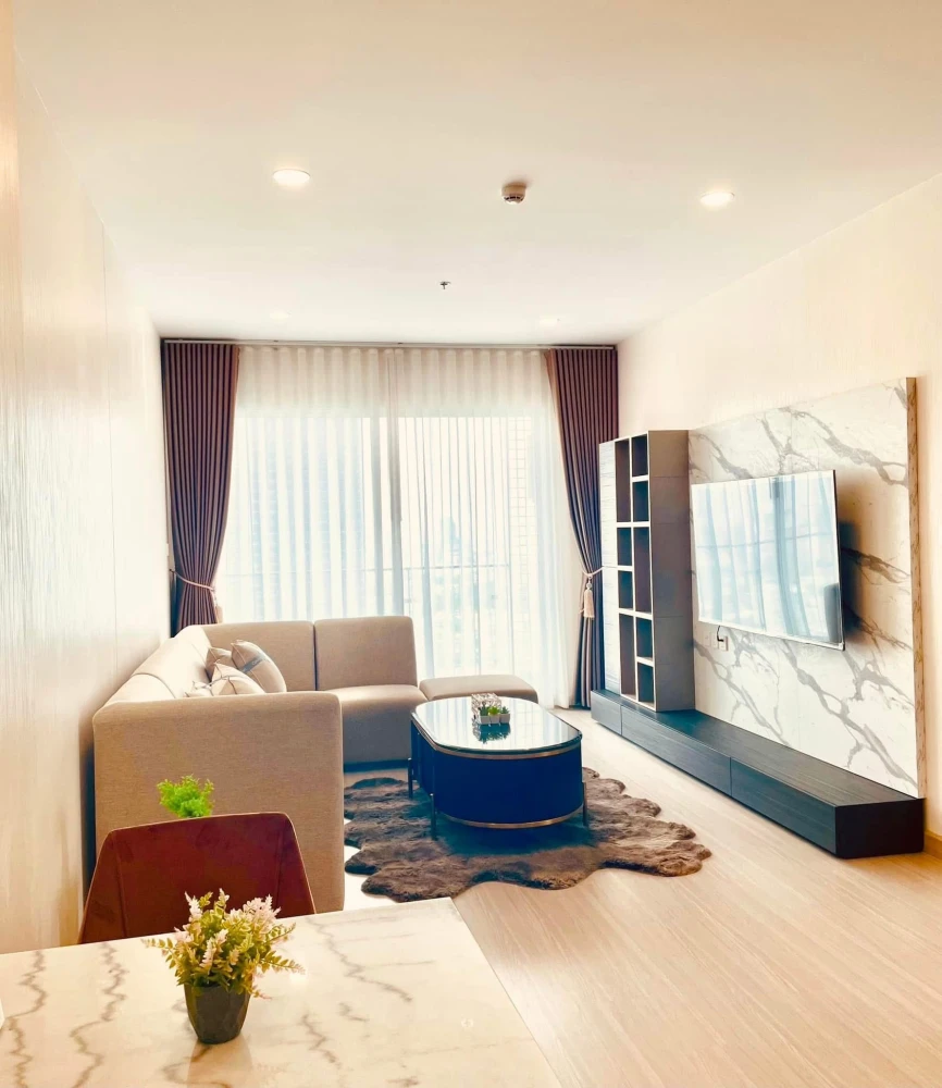 For rent: Supalai Premier Si Phraya-Samyan, spacious room, nice to live in, fully furnished, high floor, hurry and reserve now!