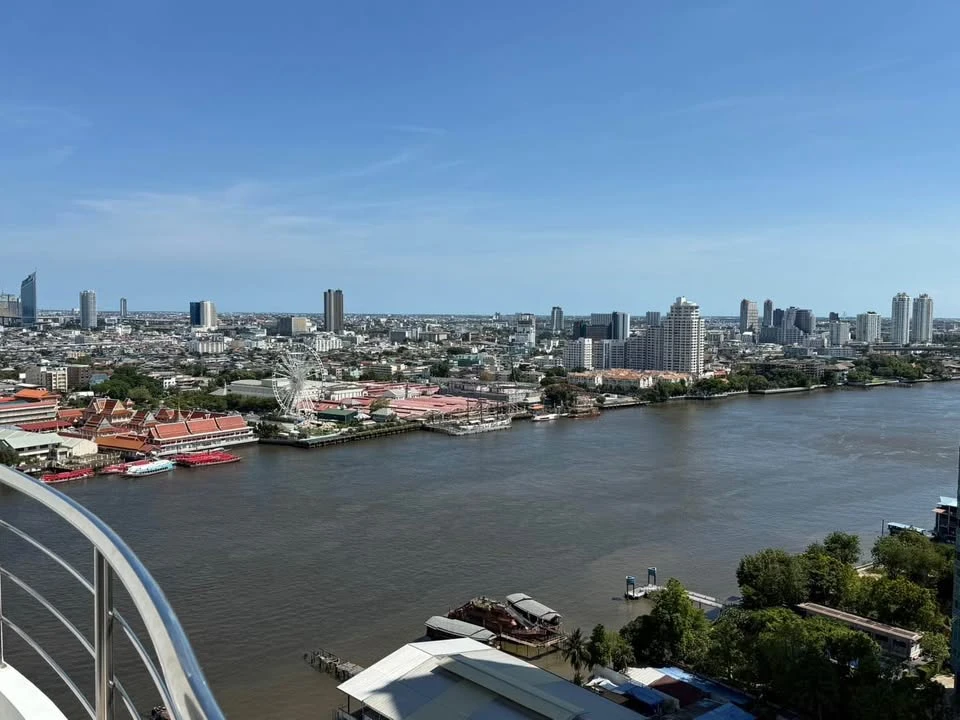 ให้เช่า Supalai River Place วแม่น้ำแบบไร้สิ่งกีดขวางที่สวยงามบนชั้นสูง (ชั้น 26) สภาพห้องดีเยี่ยม จองเลย อย่าลังเล