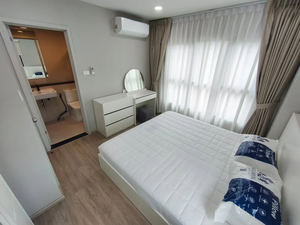 ให้เช่า Supalai Sense Srinakarin 2 ห้องนอน พื้นที่ใช้สอยเยอะ วิวโล่ง ไม่บล็อค ลมดีมาก จองเลย
