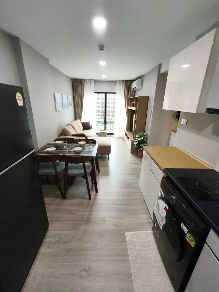 ให้เช่า Supalai Sense Srinakarin 2 ห้องนอน พื้นที่ใช้สอยเยอะ วิวโล่ง ไม่บล็อค ลมดีมาก จองเลย