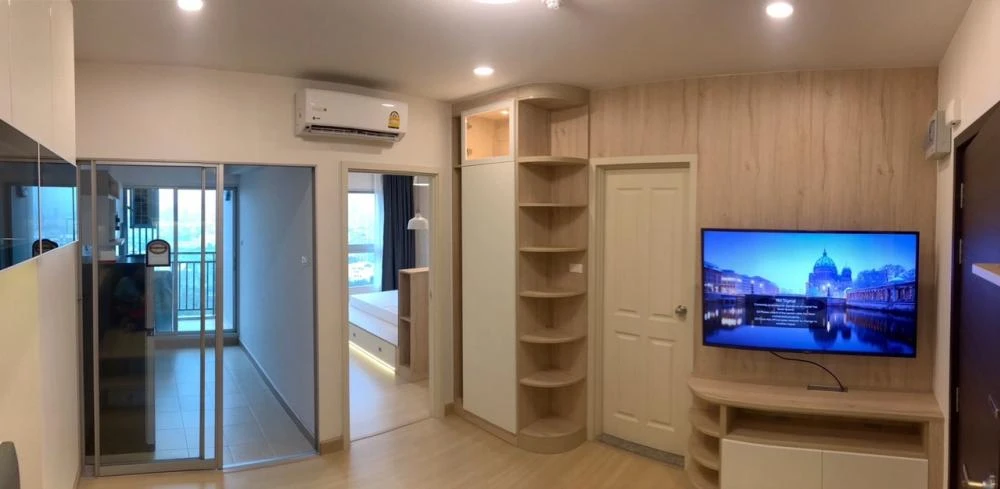 For rent: Supalai Veranda Rama 9, 27th floor, fully furnished, ready to move in. Book now!