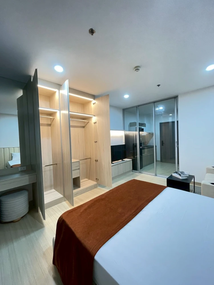 For rent: Supalai Veranda Sukhumvit 117, 25th floor, beautiful view, fully furnished. Book now! (Hurry!)