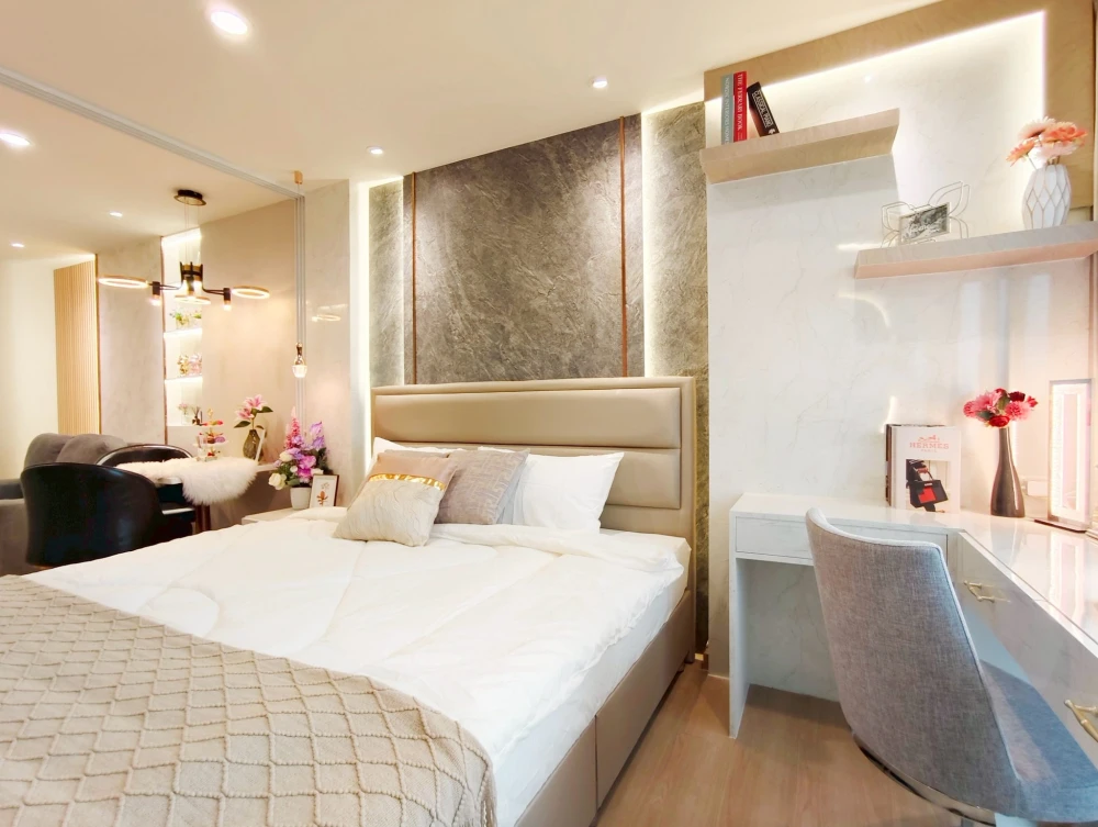Terra residence for rent, 27th floor, garden view, luxurious built-in furniture throughout the room. Reserve now, don't miss out!