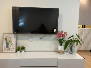 Terra Residence for rent, 28th floor, city view, beautiful room, fully furnished, nice to live in, reserve now, hurry!