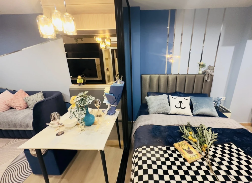 For rent: Terra Residence, 30th floor, beautiful room, very cool, fully furnished. If interested, hurry and book now. Don't miss out.