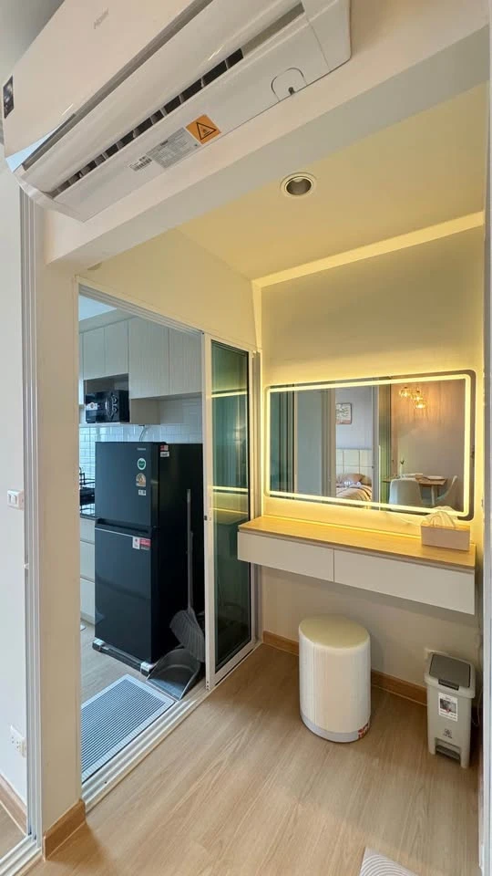 Terra Residence for rent, 32nd floor, high floor, good view, fully furnished, nice to live in. If you don't reserve, you'll miss out. Reserve now.