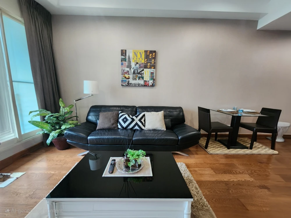 For rent: The Address Chidlom, spacious room, comfortable, high-rise city view, comes with a super cool bathtub. If it's this good, hurry and book now