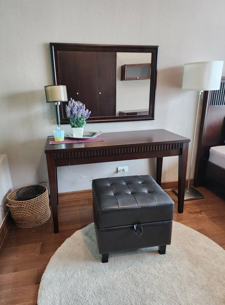 For rent: The Address Chidlom, spacious room, comfortable, high-rise city view, comes with a super cool bathtub. If it's this good, hurry and book now