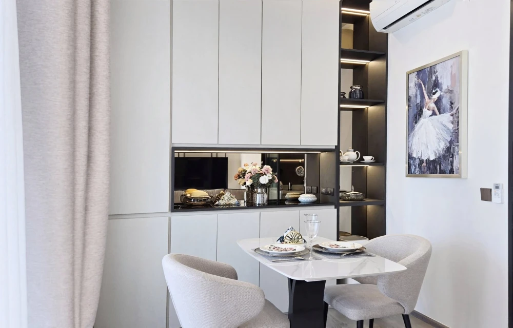 For rent: The Address Siam-Ratchathewi, 1 bedroom, 1 bathroom, beautifully decorated room, fully furnished, hurry and book now!