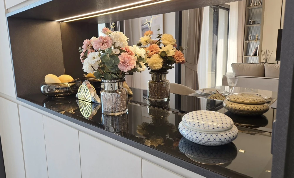 For rent: The Address Siam-Ratchathewi, 1 bedroom, 1 bathroom, beautifully decorated room, fully furnished, hurry and book now!