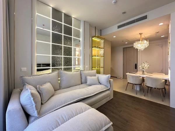 For rent: The Address Siam-Ratchathewi, 2 bedrooms, beautiful room, fully furnished, comfortable to live in, book now, urgently.