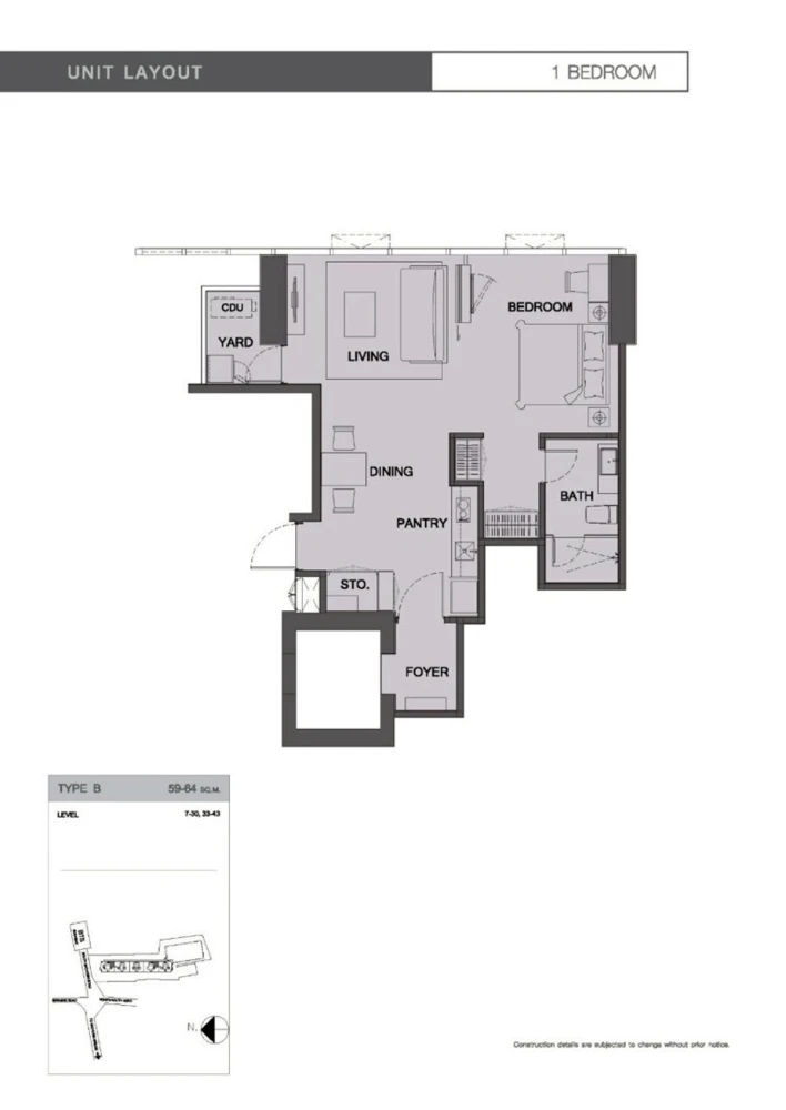 For rent: The Bangkok Sathorn, beautiful room, fully furnished, spacious, comfortable, reserve now, don't miss out!