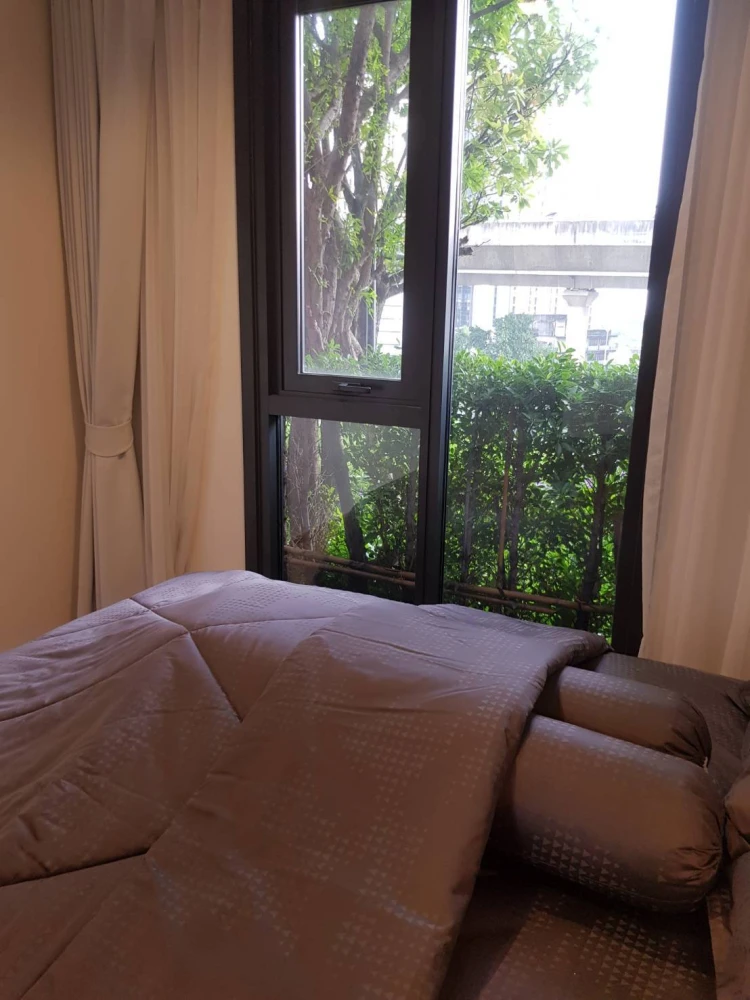 For rent THE BASE Garden-Rama 9, 6th floor, fully furnished room, ready to move in immediately, book now, don't miss out.