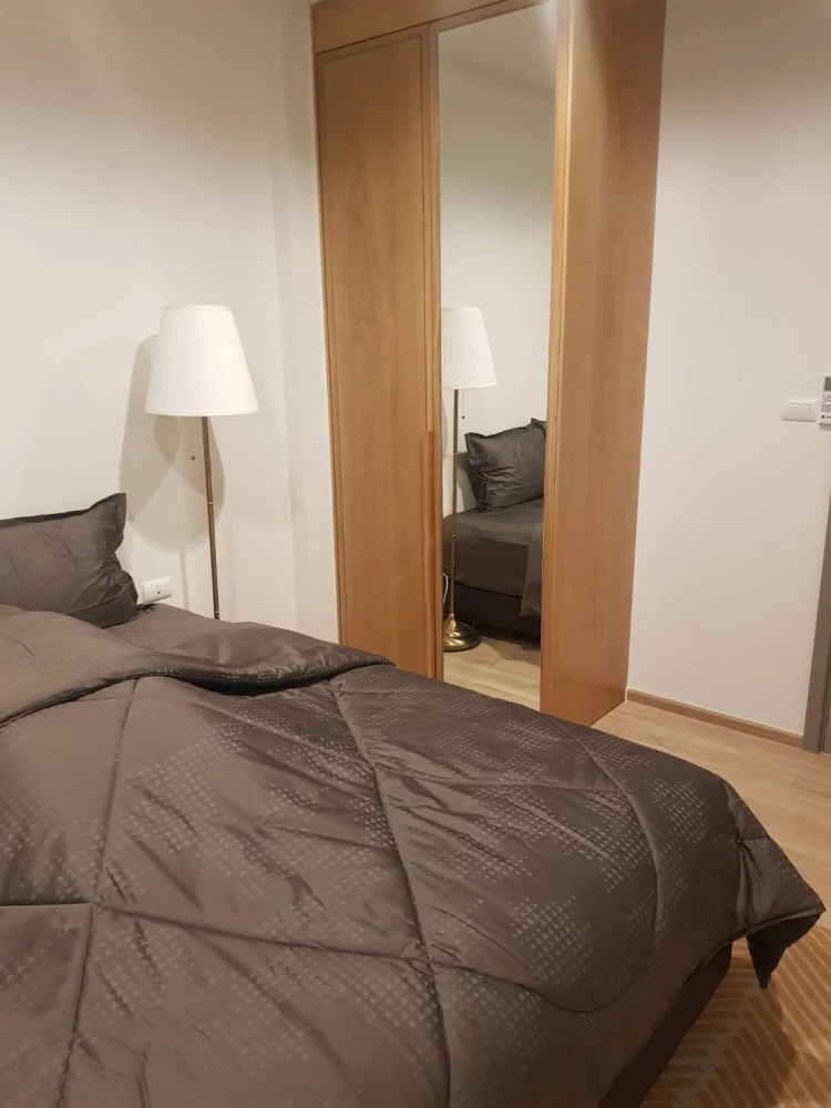 For rent THE BASE Garden-Rama 9, 6th floor, fully furnished room, ready to move in immediately, book now, don't miss out.