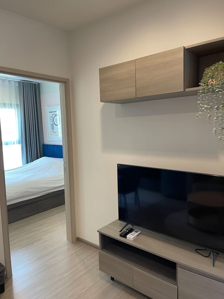 For rent THE BASE Phetchaburi-Thonglor 1 bedroom, 1 bathroom, decorated in a controlled tone, comes with complete furniture, don't miss it.