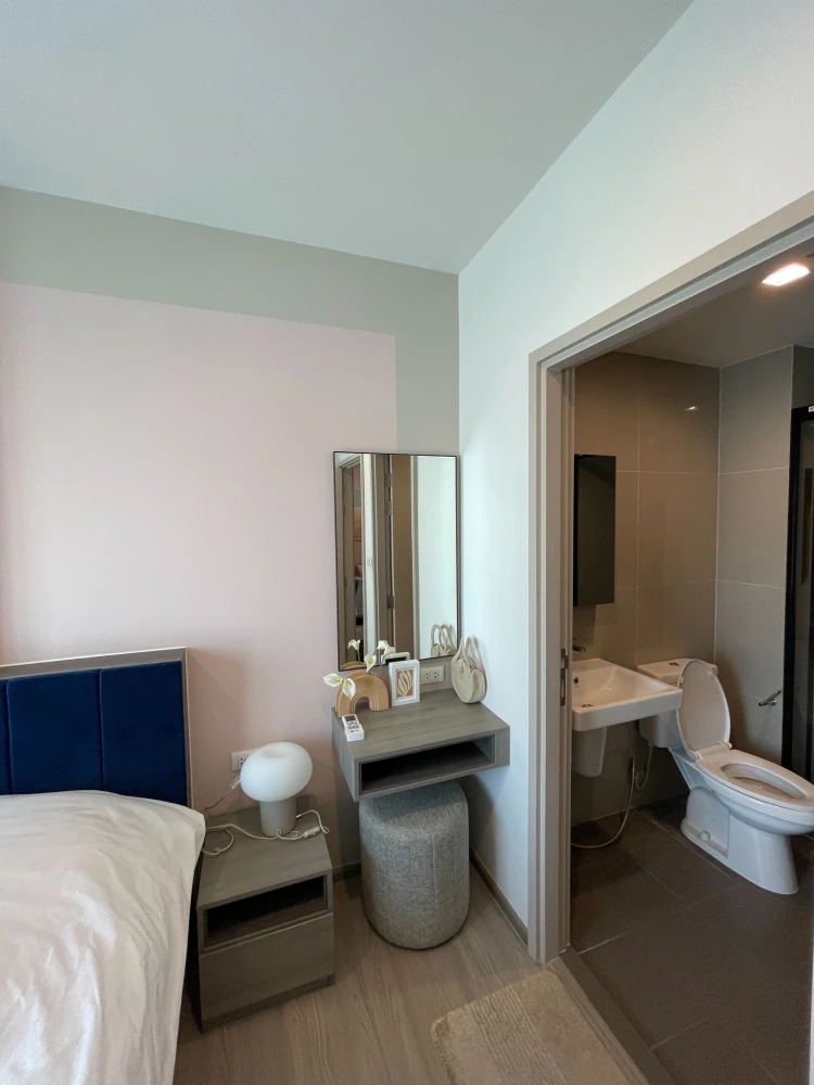 For rent THE BASE Phetchaburi-Thonglor 1 bedroom, 1 bathroom, decorated in a controlled tone, comes with complete furniture, don't miss it.