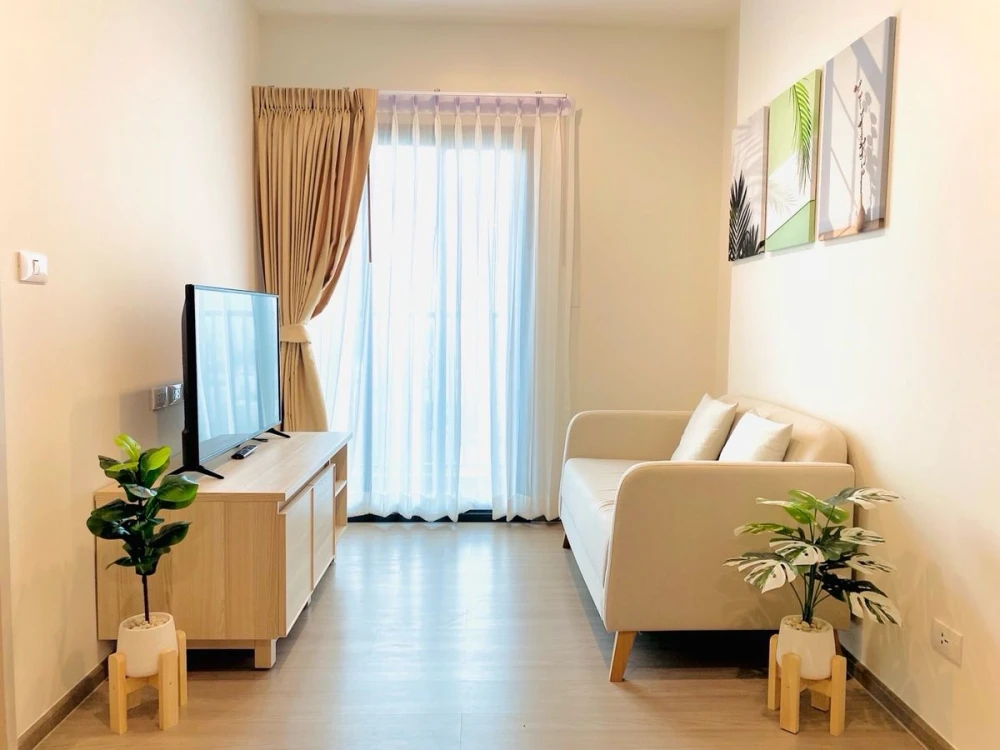 For rent THE BASE Phetchaburi-Thonglor, 17th floor, city view, fully furnished, reserve now.