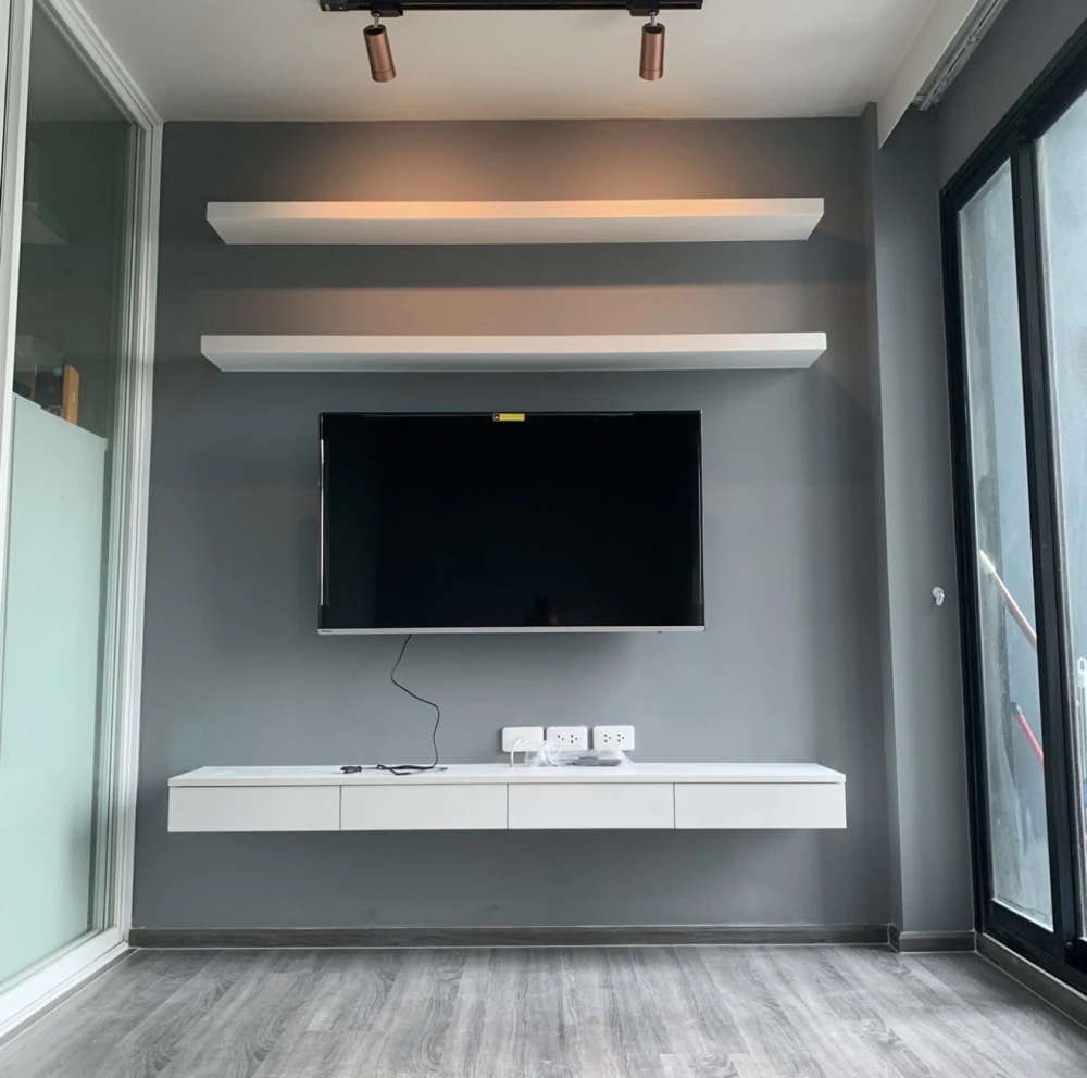 For rent: The Base Rama 9–Ramkhamhaeng, 22nd floor, fully furnished, nice to live in, reserve now.