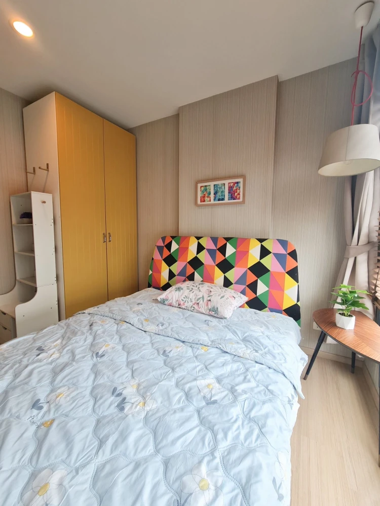 For rent: The Base Rama 9–Ramkhamhaeng, fully furnished, ready to move in, complete with amenities, good price, come and reserve now.