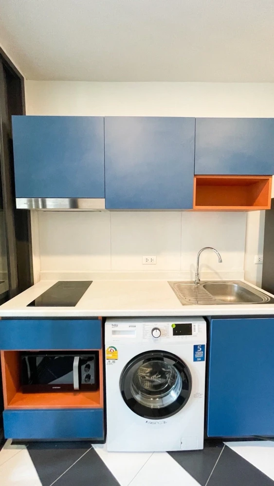 For rent: The Base Saphanmai, 1 bedroom, 1 bathroom, fully furnished and equipped with electrical appliances. Just bring your bags and move in.