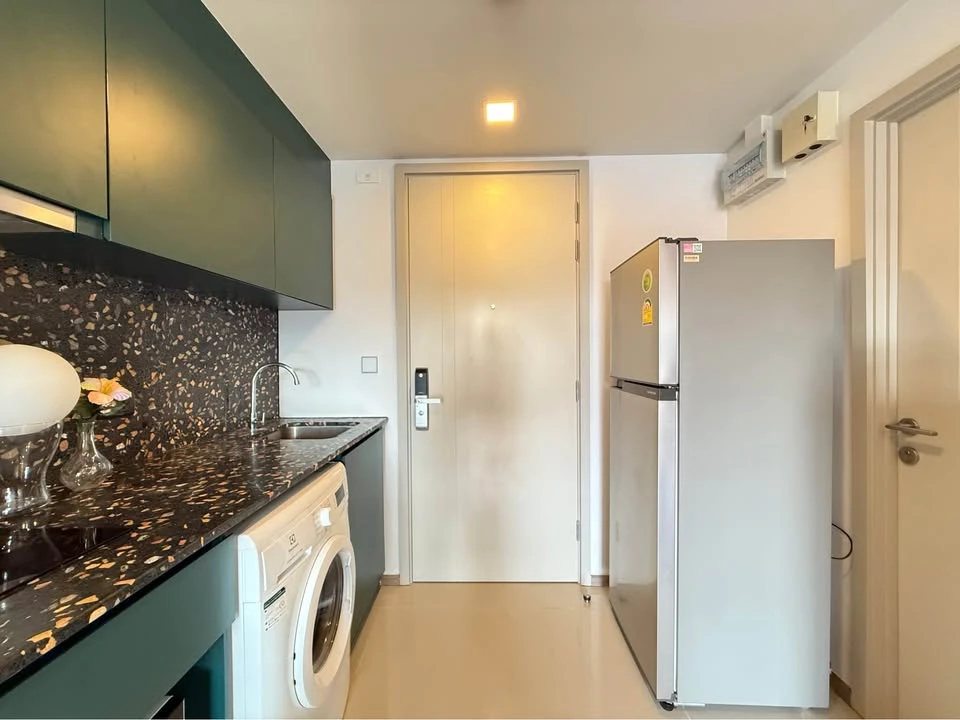 For rent: The Base Sukhumvit 50, 7th floor, nice room, fully furnished, book now.