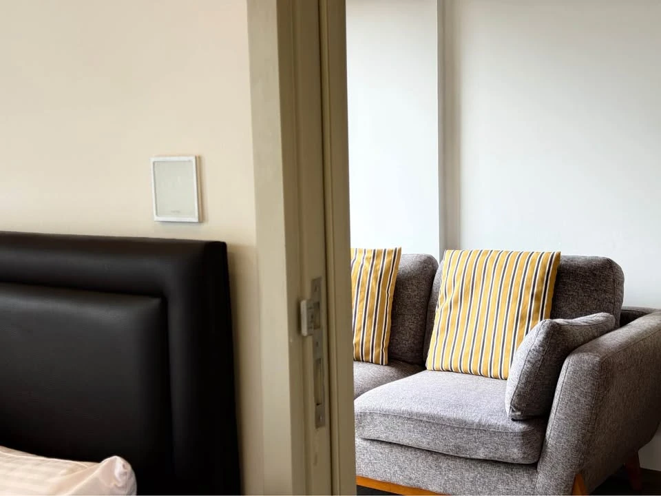 For rent: The Base Sukhumvit 50, 7th floor, nice room, fully furnished, book now.