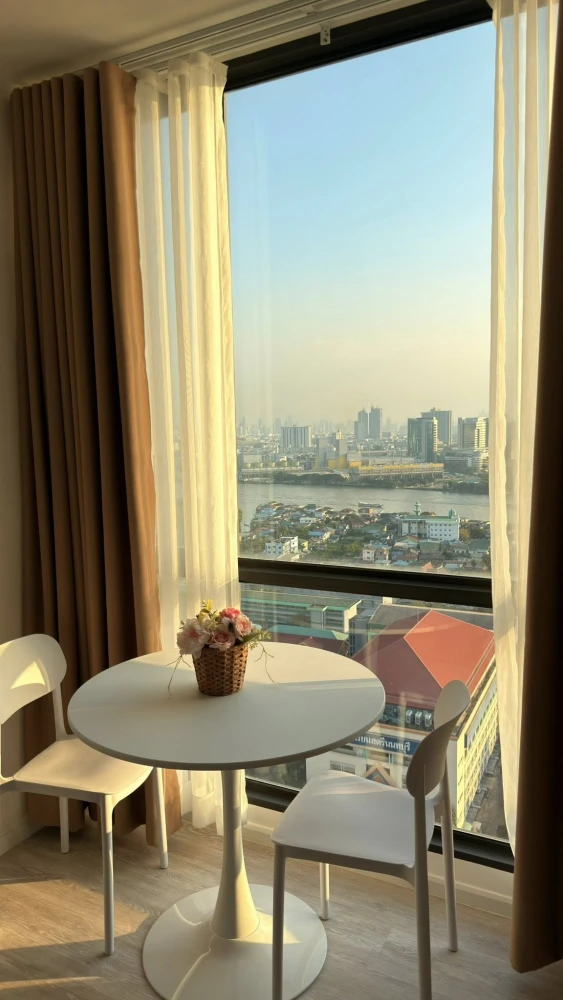 ให้เช่า The CLEV Riverline Chaophraya - Wongsawan ห้องชั้นสูง เฟอร์พร้อม จองเลย