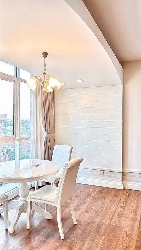 For rent: The Coast Bangkok, combined unit with spacious living area, fully furnished and equipped with appliances. Don't miss out!
