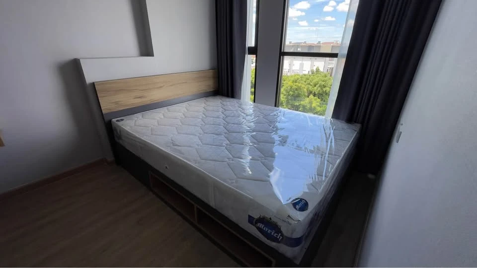 For rent: The Coopers Sukhumvit 64, 7th floor, harbor view, fully furnished and equipped, ready to move in.