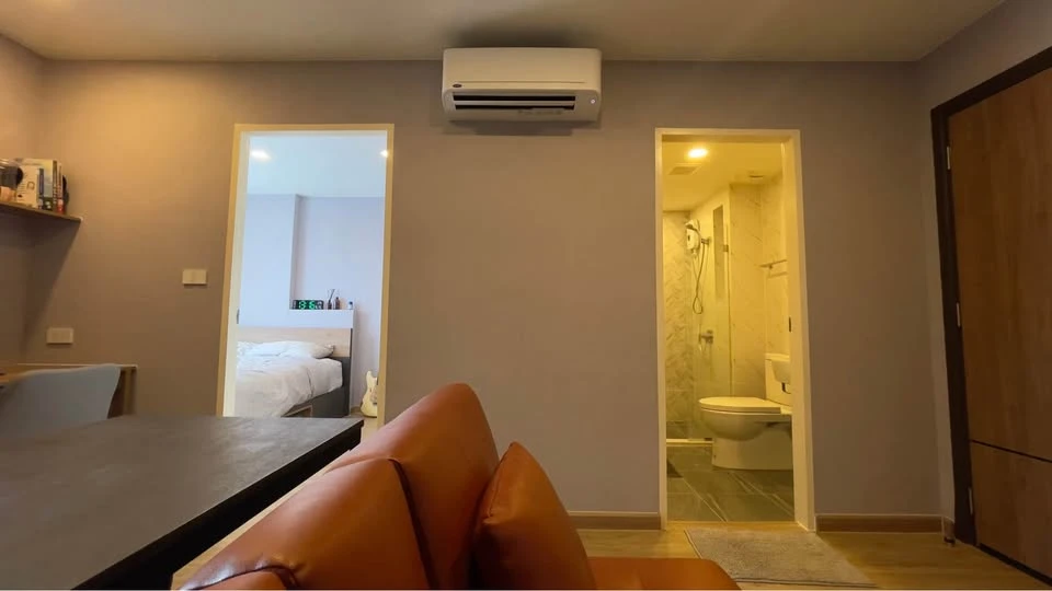 For rent: The Coopers Sukhumvit 64, 1 bedroom, 7th floor, harbor view, fully furnished and appliances, ready to move in