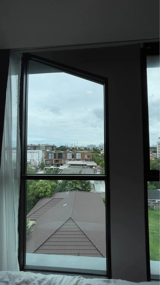 For rent: The Coopers Sukhumvit 64, 1 bedroom, 7th floor, harbor view, fully furnished and appliances, ready to move in