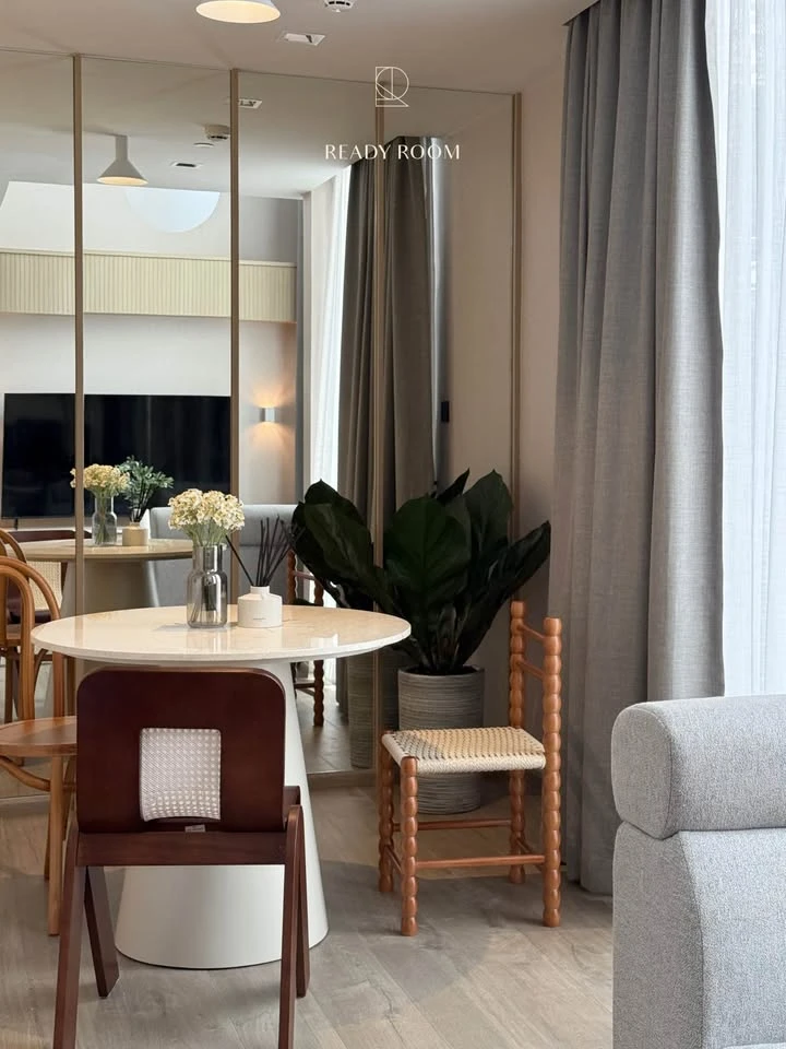 ให้เช่า The crest park residence ชั้น4 ตกแต่งสวยครบจึ้งมาก พร้อมเครื่องใช้ไฟฟ้า ช้าหมดอดนะจ๊ะ