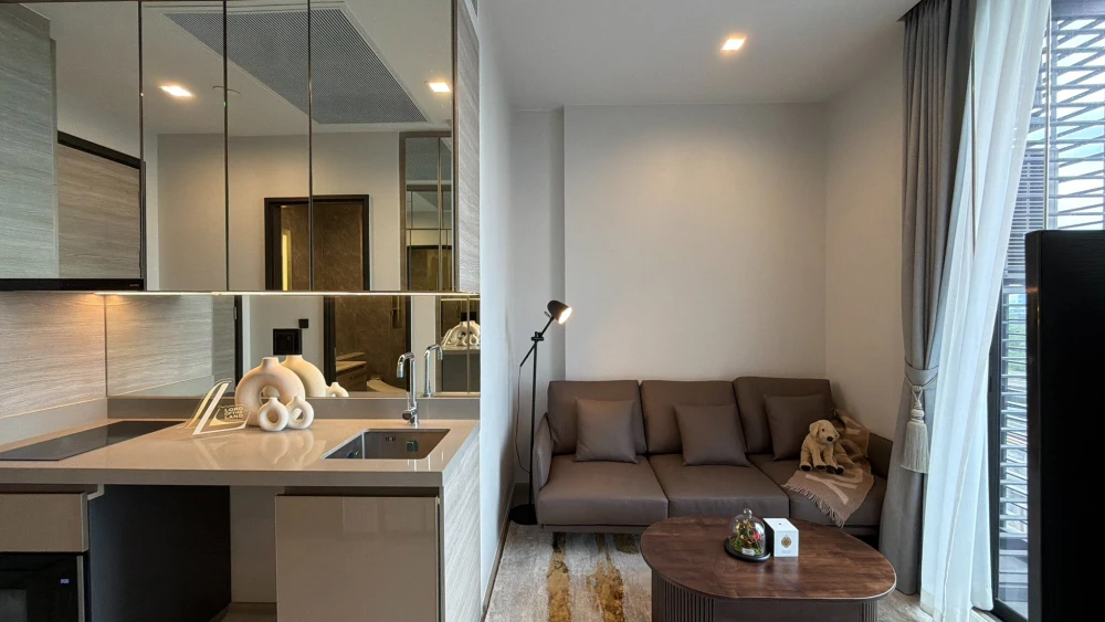 For rent: The Crest Park Residences >> 1 bedroom, best price in the building, Chatuchak Park view << Book now!