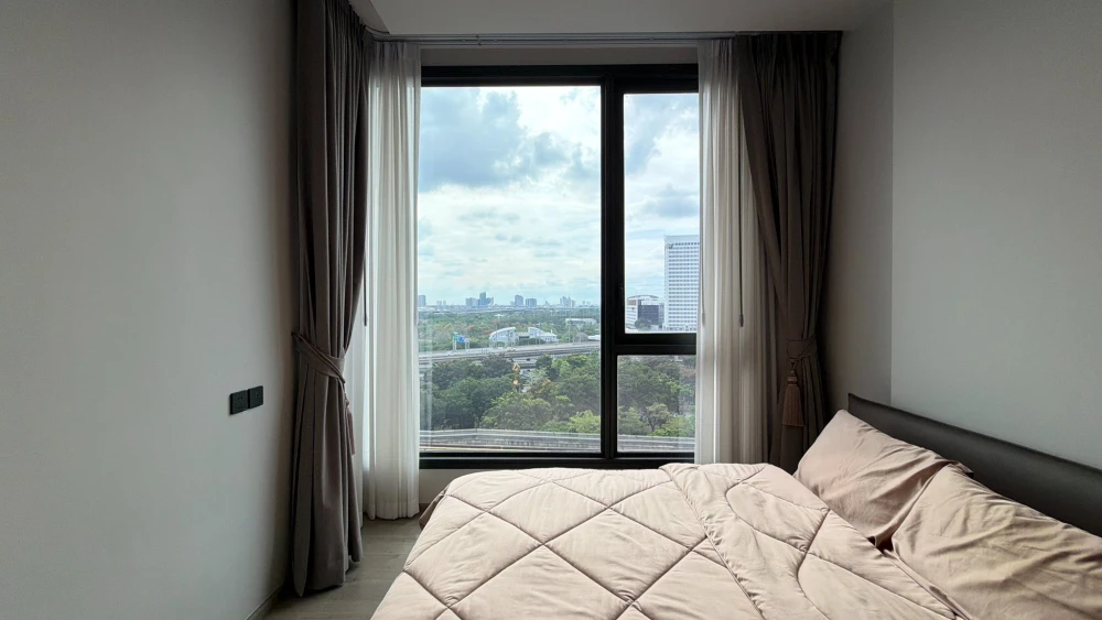 For rent: The Crest Park Residences >> 1 bedroom, best price in the building, Chatuchak Park view << Book now!