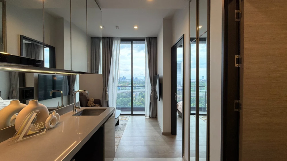 For rent: The Crest Park Residences >> 1 bedroom, best price in the building, Chatuchak Park view << Book now!