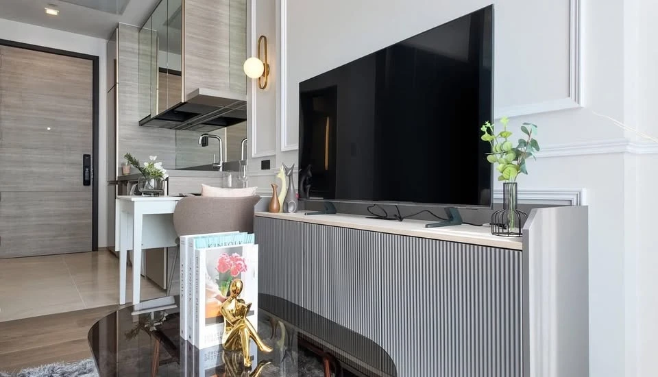 ให้เช่า The Crest Park Residences ชั้น 24 วิวสวย ห้องตกแต่งครบ พร้อมเฟอร์นิเจอร์บิลท์อิน และ ระบบ Smart Home ห้ามพลาด